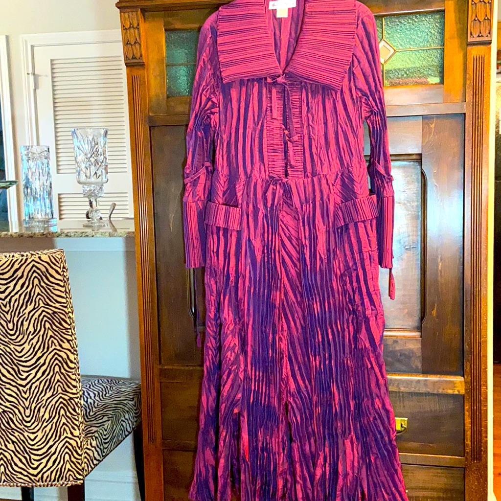 Pleated Duster
